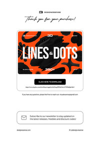 Lines and Dots 3D Shapes by Designessense