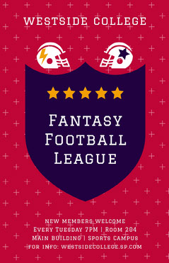 Free Customizable Templates For Football Adobe Spark