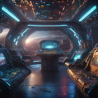 spaceship interior