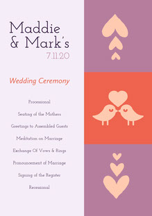 Modeles Programmes Mariage En Ligne Gratuit Adobe Spark
