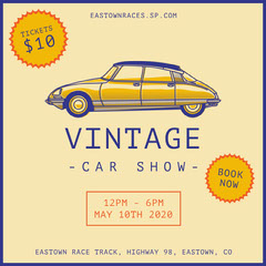 Customizable Car Show Templates Adobe Spark