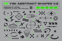 Y2K Abstract Retro Shapes
