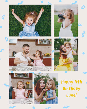 Free Happy Birthday Collage Maker Adobe Spark