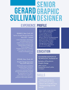 Free Creative Resume Templates Adobe Spark