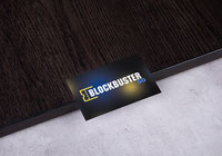 Business card Blockbuster