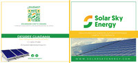 Panfleto para clientes Solar Sky Energy
