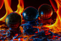 water beads in fire