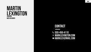 Free Business Card Templates Adobe Spark