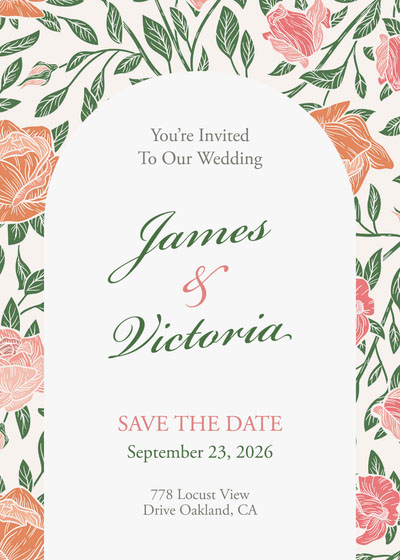 Invitation layout for wedding deals