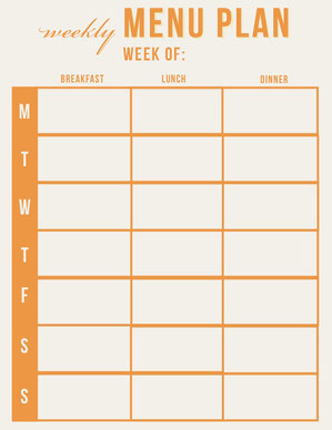 Free Menu Meal Planner With Online Templates Adobe Spark Weekly meal plan templates take the stress out of cooking and grocery shopping. adobe spark
