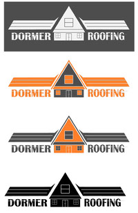 Roofing company logo