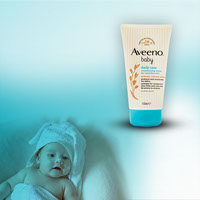 Aveeno Baby daily care moisturising lotion Back