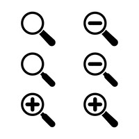 Search Icon Magnifying glass icons
