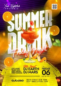 Summer Friday Party Flyer
