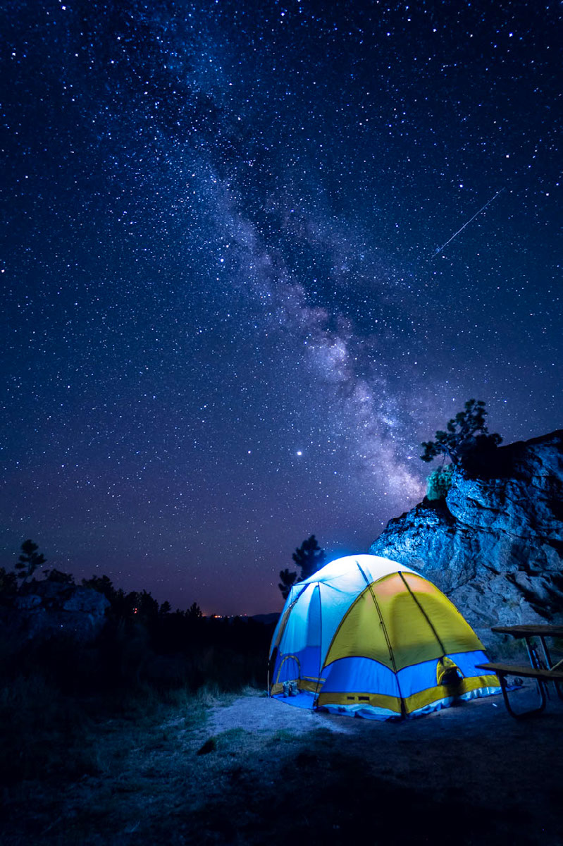 South Dakota Camping Edit Photoshop Lightroom