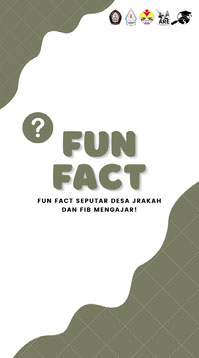 Poster Story Fun Fact FIBM 1