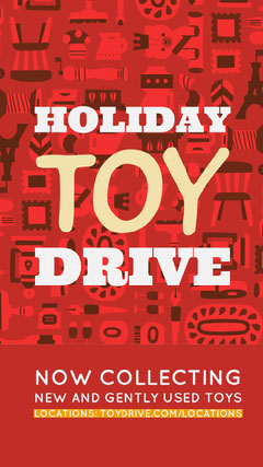 Customizable Toy Drive Flyer Templates Adobe Spark