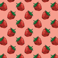Summer Strawberry Pattern