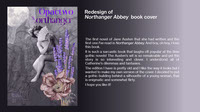 redesign of northanger abbey book cover