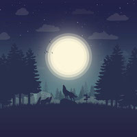 Midnight Wolf no Logo