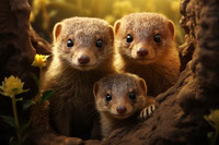 Mongoose Family Portrait