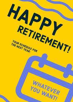 Customizable Retirement Templates Adobe Spark