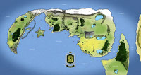 Illustration map of Arda