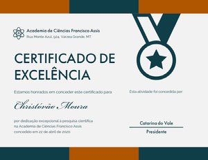 Escolha Seu Modelo De Certificado Certificados Gratis Adobe Spark