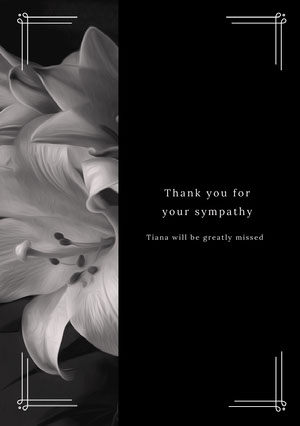 Free Funeral Thank You Card Templates Adobe Spark