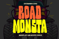 Road Monsta - Display Font