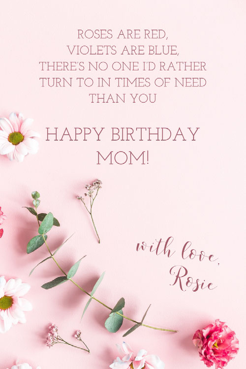 best bday wishes for mother