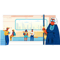 Subway Train Free illustration file - Frosty Carrot Studio