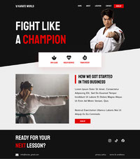 Web Design of Karate