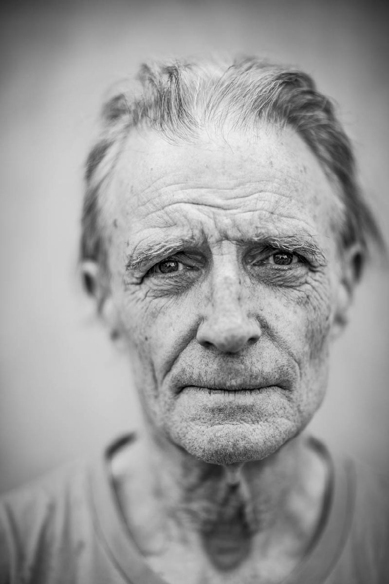 Black and white portrait edit photoshop lightroom