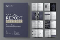 Annual Report Brochure Design Template