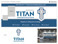 Titan Concrete Solutions Box Truck Wrap