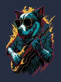 guitarist_dog_tshirt_illustration_1001