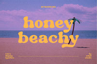 Honey Beachy - Modern Retro Font