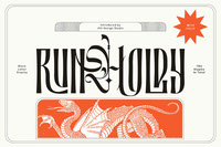 Runholdy Typeface
