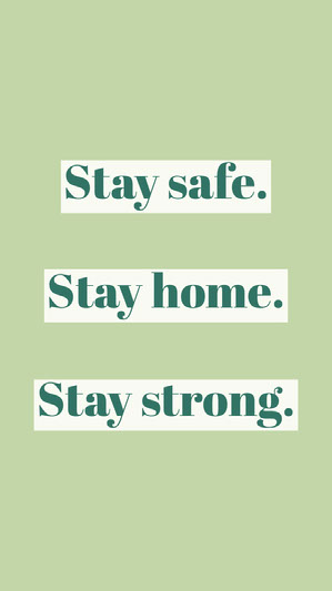 Stay Home Stay Safe Quote Posters Images Adobe Spark