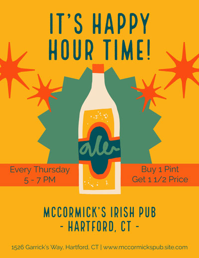 Happy shop hour invite