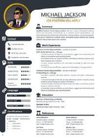 CV and cover letter template neat personal - Word