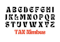 Alfabeto _Fonte TAN Nimbus