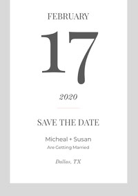 Free Save The Date Templates Make Your Own Save The Date Cards Online Adobe Spark