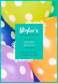 design my own party invites