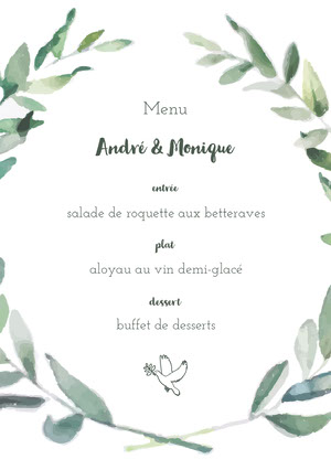 Modele De Carte De Menu De Restaurant Adobe Spark