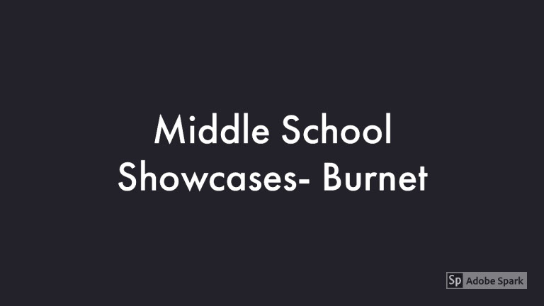 Middle School Showcases