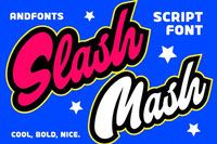 Slash Mash Display Font