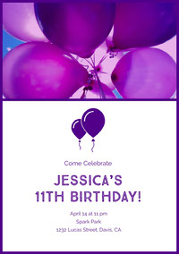 customized birthday invitations online