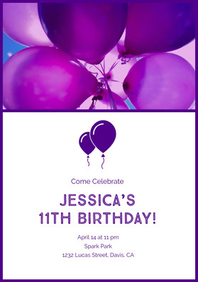 Birthday Invitations Adobe Spark